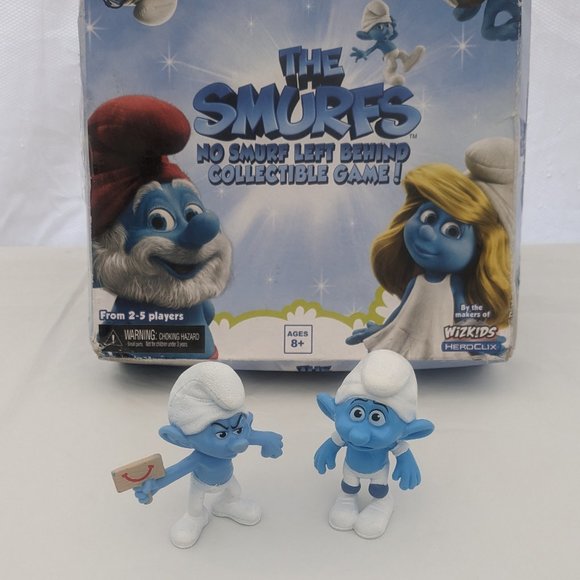 The Smurfs No Smurf Left Behind Collectible Box Game & 2 extra collectibles - Picture 1 of 14